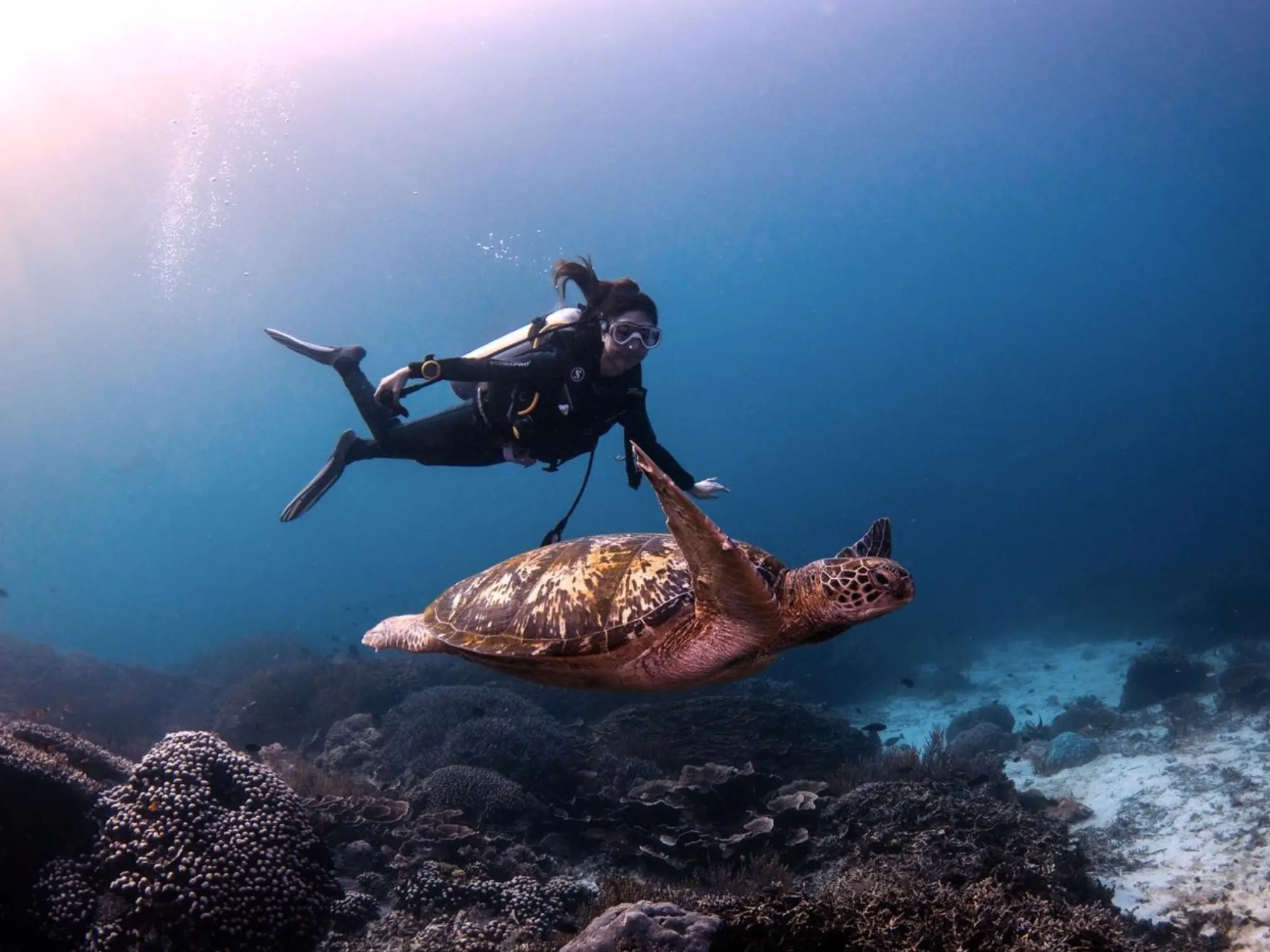 GPS point in Gili Banta